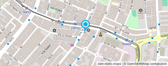 מפת הגעה אל גן "כוכב הים"