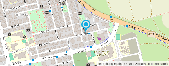 מפת הגעה אל המרכז הרפואי לחיות מחמד G.S