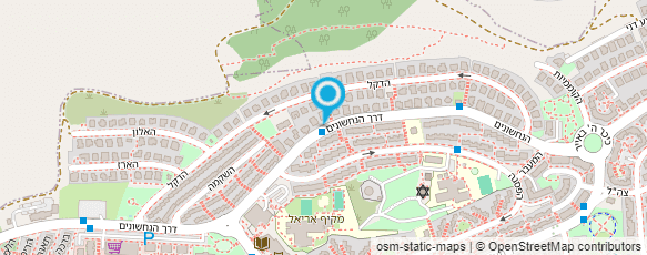 מפת הגעה אל בית זיכרון לשואה ולגבורה- אריאל