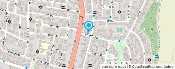 מפת הגעה אל מכון מיכאל - ריפוי בעיסוק לילדים