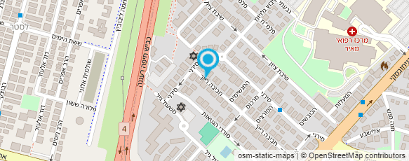 מפת הגעה אל דנה המבורגר - יוגה מפת הגעה אל דנה המבורגר - יוגה