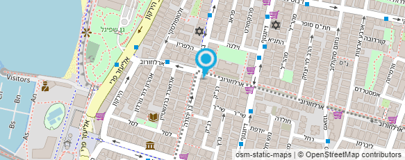 מפת הגעה אל הלבנטיני  Halevantini