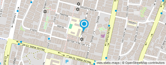 מפת הגעה אל אורליה כליף -  אוסטאופטית