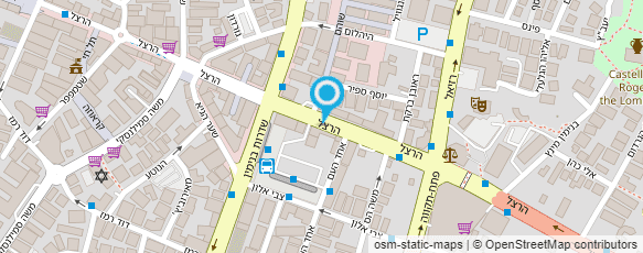 מפת הגעה אל גולדה תכשיטי כסף וגולדפילד