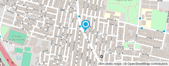 מפת הגעה אל דוד פלטין מעצב שיער