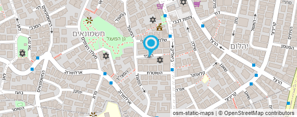 מפת הגעה אל אודיאנה סטודיו לתנועה ויוגה