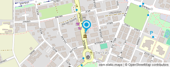 מפת הגעה אל הדרי'ס hadaris