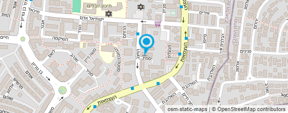 מפת הגעה אל יוסי מנעולים מפת הגעה אל יוסי מנעולים