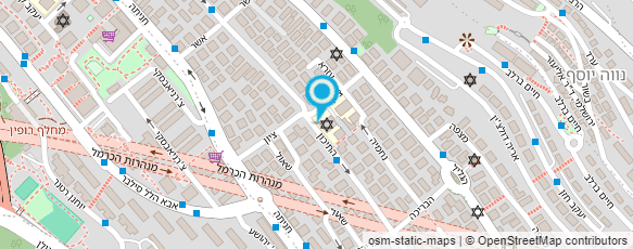 מפת הגעה אל נותנים באהבה גמ"ח נווה שענן חיפה