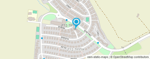 מפת הגעה אל פיצה מיכאל אנג'לו אחוזת ברק (עפולה)