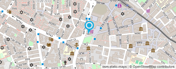 מפת הגעה אל עבודה עיברית