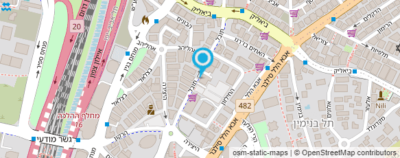 מפת הגעה אל עו"ד הרפז רן