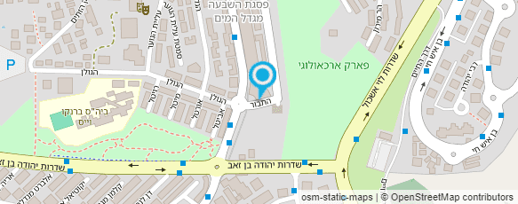 מפת הגעה אל מתנ"ס פסגות השבע