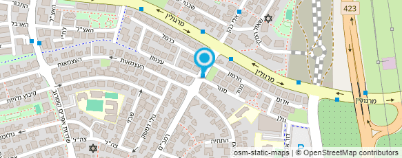 מפת הגעה אל הסטודיו והחנות לציור