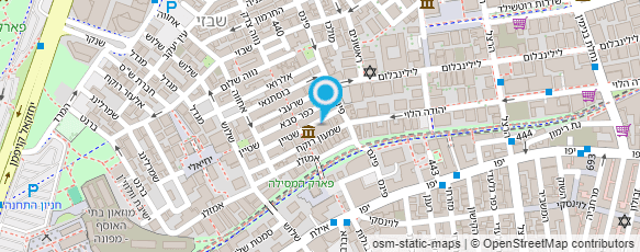 מפת הגעה אל גן ילדים אדלשטיין