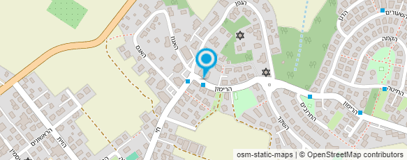 מפת הגעה אל במה בכפר-חוגי דרמה