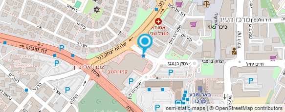 מפת הגעה אל משקפיים אקספו