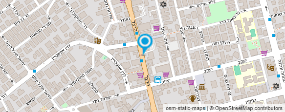 מפת הגעה אל עו"ד שמחי כרמית