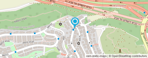 מפת הגעה אל שירה בקסטר מעצבת פנים ואדריכלית