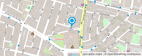 מפת הגעה אל תשאל אינסטלטור