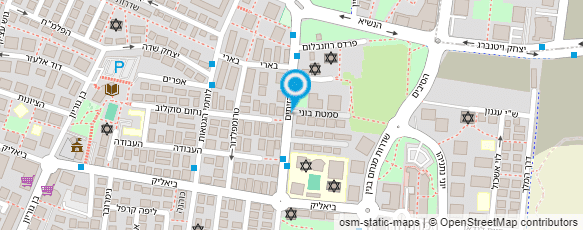 מפת הגעה אל עידית בודה - עיצוב ואדריכלות פנים