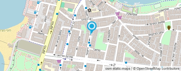 מפת הגעה אל המרכז הישראלי לגמלאים