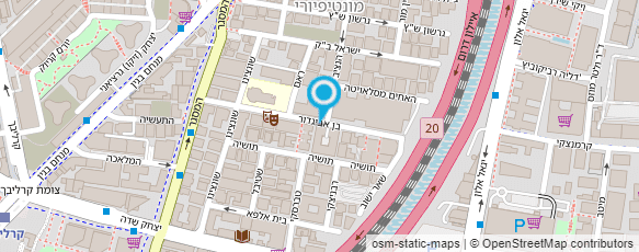 מפת הגעה אל פרסום קריאייטיב ובניו