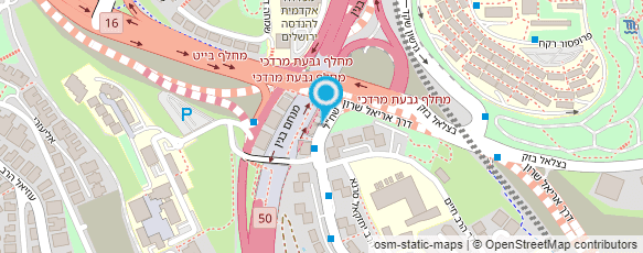 מפת הגעה אל מ. אביב פרוייקט לב העיר