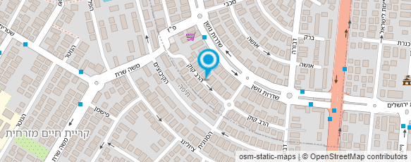 מפת הגעה אל פז בטיחות-הדרכות בטיחות