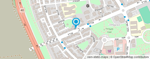 מפת הגעה אל ענתי ביוטי מאפרת מקצועית