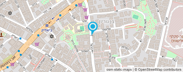 מפת הגעה אל צהרון נטלי