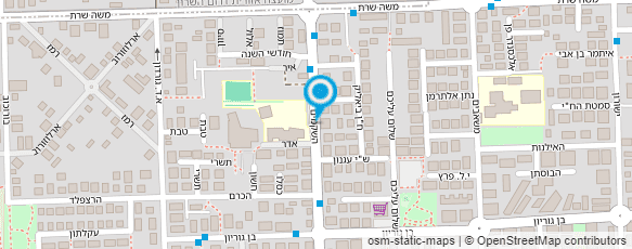 מפת הגעה אל המרכז לקידום תהליכי חיים-נוגה כהן