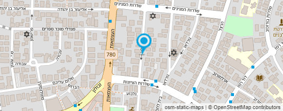 מפת הגעה אל א.א אחזקת מבנים