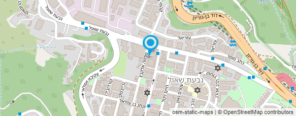 מפת הגעה אל קינג דיוויד