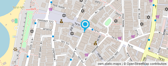 מפת הגעה אל המרכז החדש של נתניה