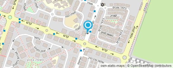 מפת הגעה אל הגבעה בברנע