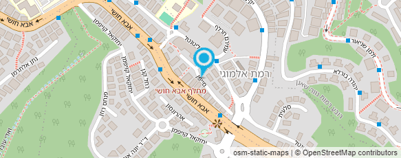 מפת הגעה אל פעוטון אביבה חיפה