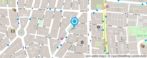 מפת הגעה אל תהילה בר-עם רפלקסולוגית מוסמכת