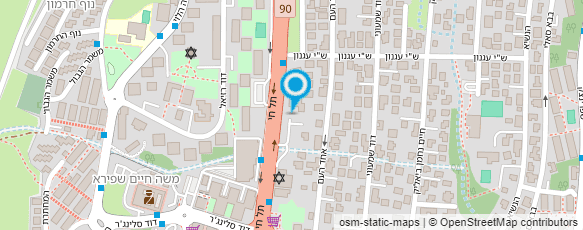 מפת הגעה אל שיפודי הקריה