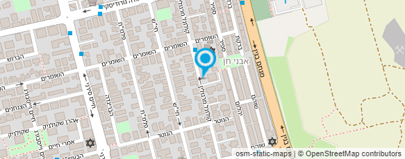 מפת הגעה אל חגית סורני - גיוס עובדים לצהרונים