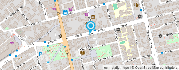 מפת הגעה אל חסד ומרפא - Chesed Umarpeh