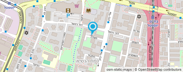 מפת הגעה אל שירה עסיס - מאפרת מקצועית