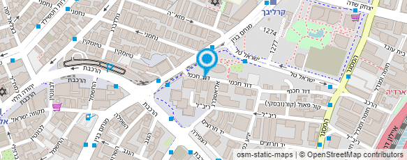 מפת הגעה אל צמד-עמותת העיוורים הנעזרים בכלבי נחייה