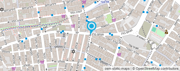 מפת הגעה אל א.ס.נ.י.ר