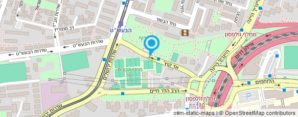 מפת הגעה אל טל כהן מאמן טניס