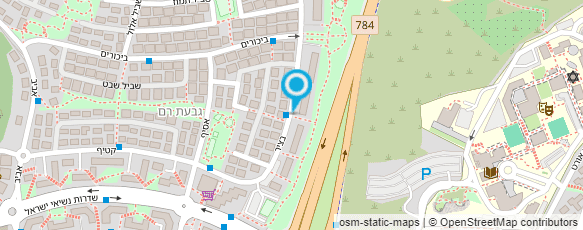 מפת הגעה אל סטודיו לציור אבני רחל