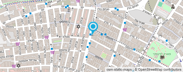 מפת הגעה אל Kaleidoscope stain - כתם גלילור