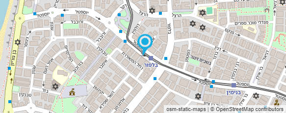 מפת הגעה אל מאור מנעולן