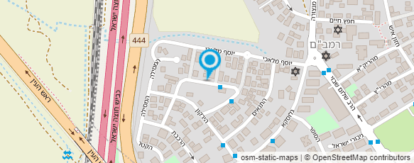 מפת הגעה אל אוהד רצון - שיעורים פרטיים