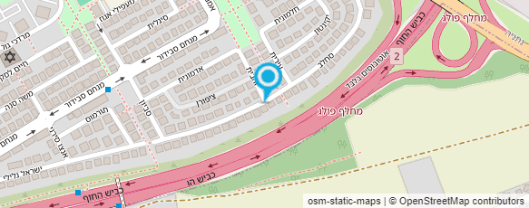 מפת הגעה אל משה אלמוג אדריכל ומעצב פנים